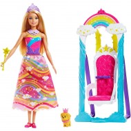 BARBIE DREAMTOPIA GÖKKUŞAĞI PRENSESİ VE SALINCAĞI